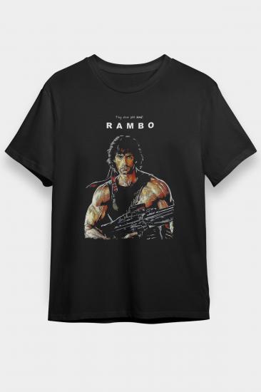 Rambo  T shirt,Movie , Tv and Games Tshirt 02/