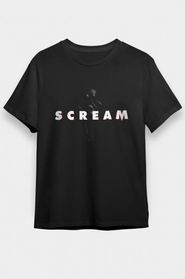 Scream T shirt,Movie , Tv and Games Tshirt /