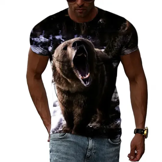 Angry Bear Wildlife Tshirt  /