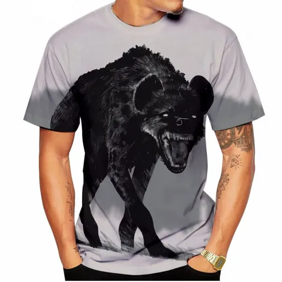 Black Hyena Wildlife Tshirt   /
