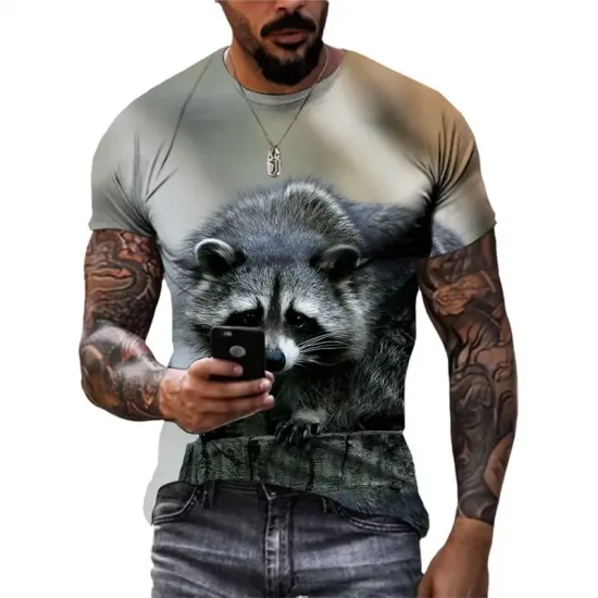 Cute Raccoon Wildlife Tshirt   /