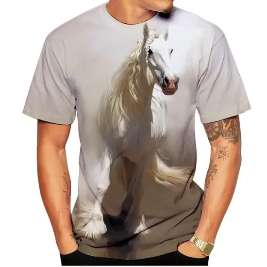 White Beauty Wildlife Tshirt   /