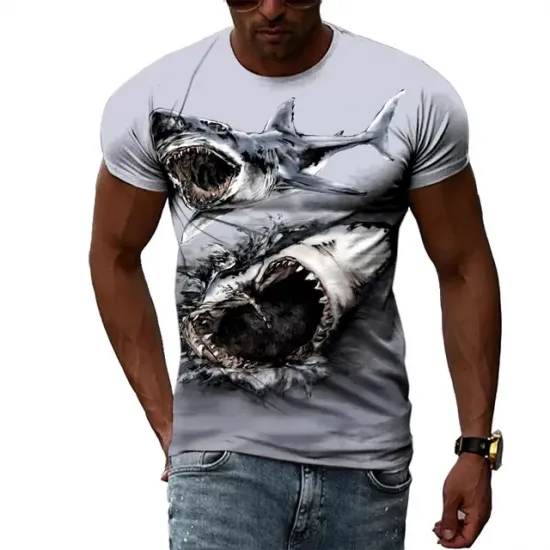Shark Horror Wildlife Tshirt   /