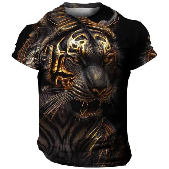 Gold Lion Wildlife T shirt  /
