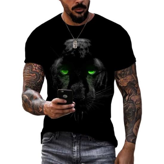 Black Panther Wildlife T shirt  /