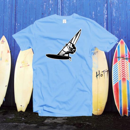 Windsurfing,Beach ,summer,ocean Unisex Classic tshirt