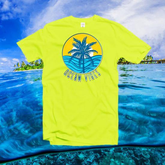 Ocean Vibes,Beach ,summer,ocean Unisex Classic tshirt/