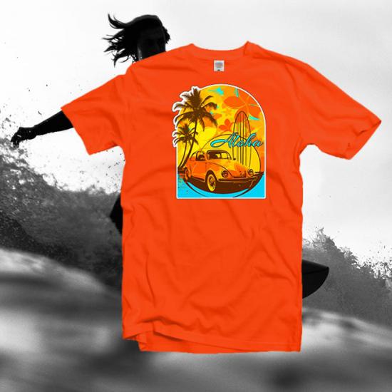 Aloha Beetle,Beach ,summer,ocean Unisex Classic tshirt/
