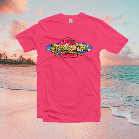 Hawaiian time plate,Beach ,summer,ocean Unisex Classic tshirt
