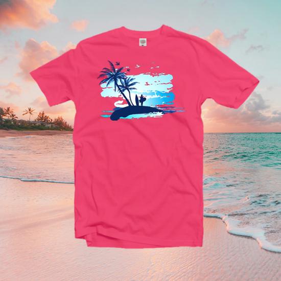 Palm Beach,Beach ,summer,ocean Unisex Classic tshirt/