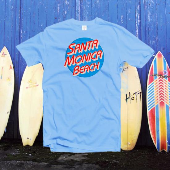 Santa Monica Beach,Beach ,summer,ocean Unisex Classic tshirt