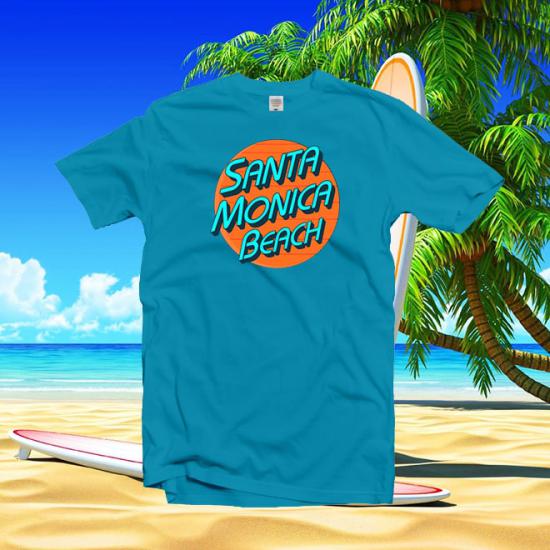 Santa Monica Beach,Beach ,summer,ocean Unisex Classic tshirt/