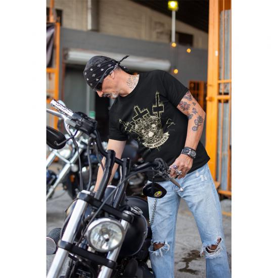Ride Forever,Skull ,Cross Rider  Tshirt/