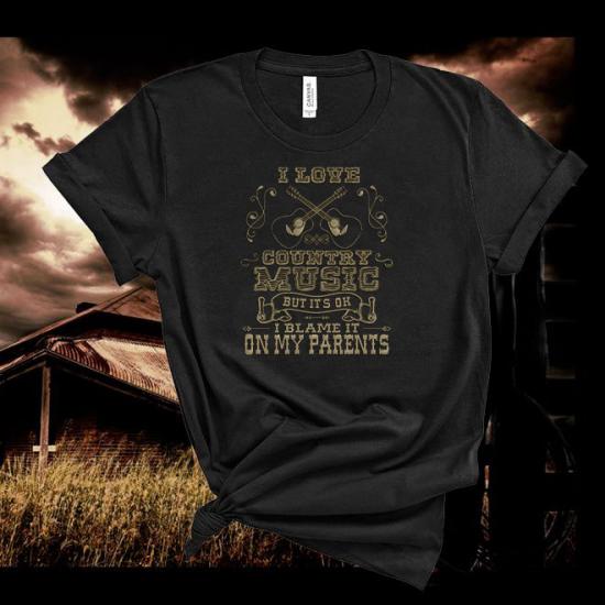 Banjo Mandolin Bluegrass Gift Men Country Music Tshirt