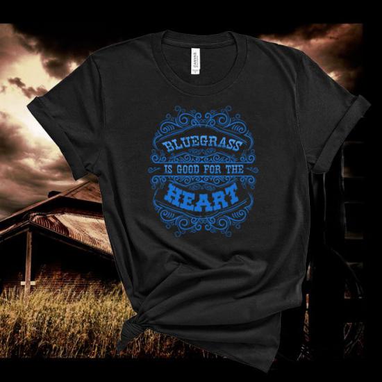 Bluegrass Gift Men Nashville Country Music Vintage Bluegrass Tshirt/