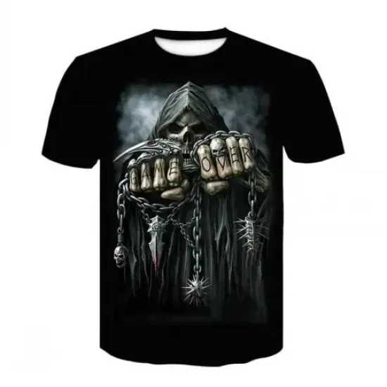 5FDP Game Over,Gothic Tshirt