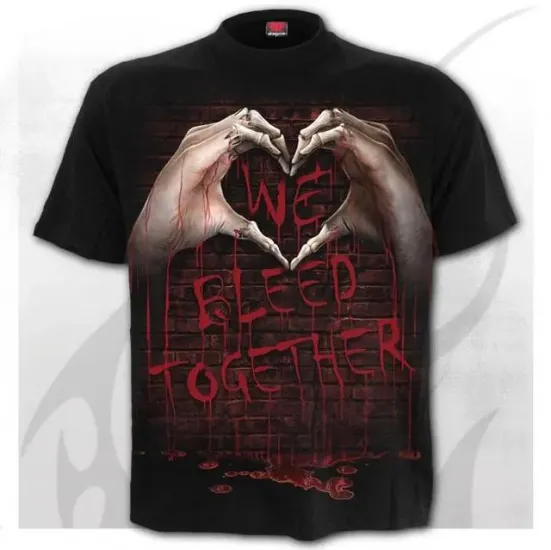 We Bleed Together,Gothic Tshirt/