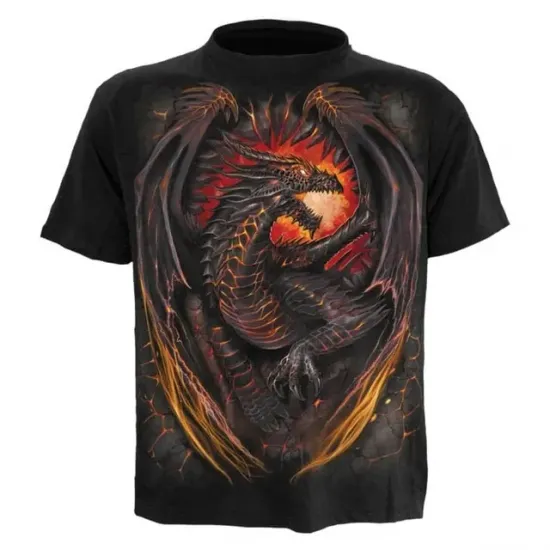 Dragon Furnace,Gothic Tshirt