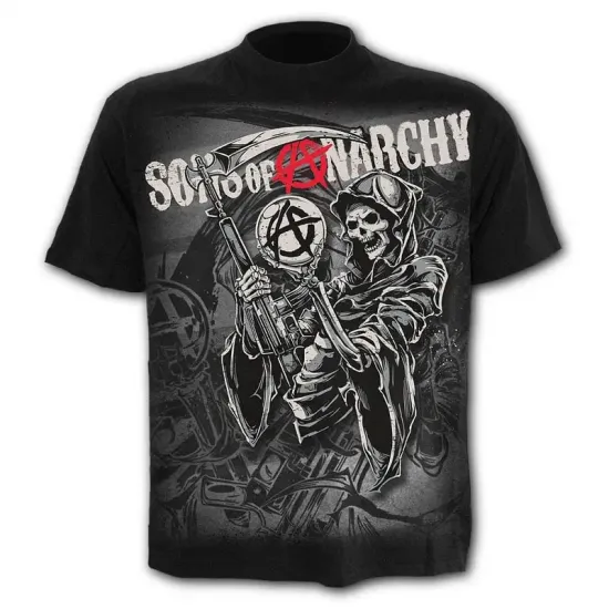 Reaper Montage,Gothic Tshirt/