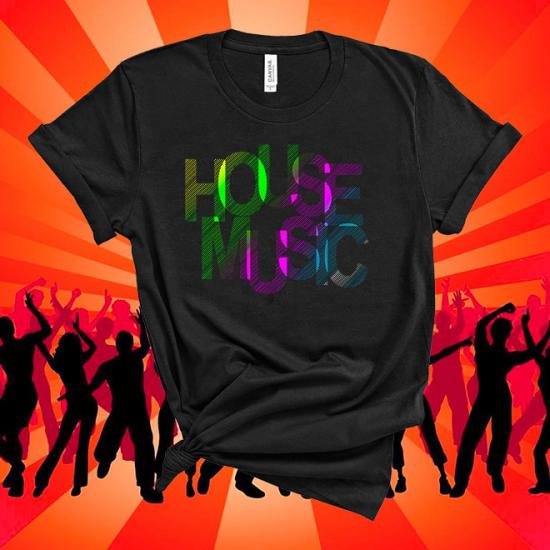 House Music Electro DJ Techno Music T shirt/