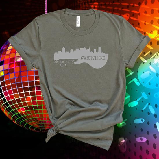 Nashville, Music City USA Music T shirt/