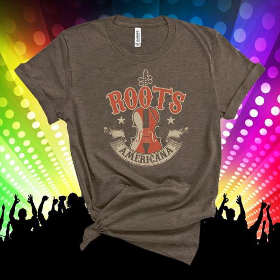 Roots Rock Americana Alternative Country Music T shirt/