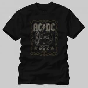 Ac Dc,Rock Label Tshirt/