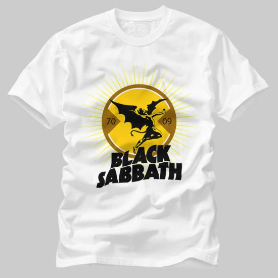 Black Sabbath,Devil Logo,Music Tshirt/