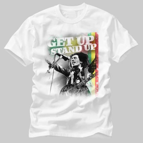 Bob Marley,Get Up Spray Tshirt/