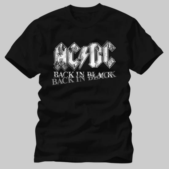 Ac Dc,Back In Black,Music Tshirt