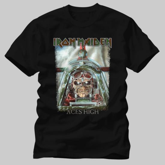 Iron Maiden,Aces High,Music Tshirt