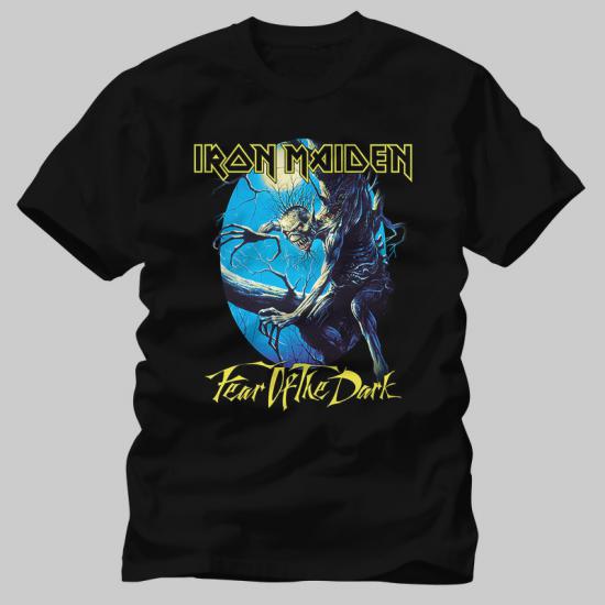 Iron Maiden,Fear Of The Dark,Music,Black Tshirt