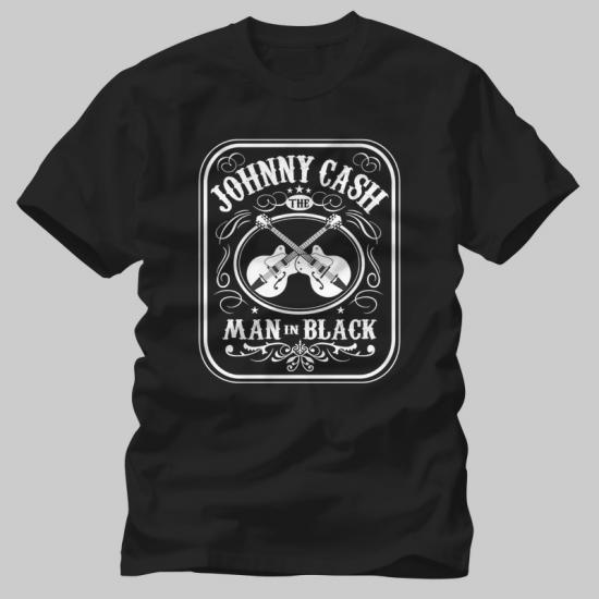 Johnny Cash,Black Label No 2 Tshirt