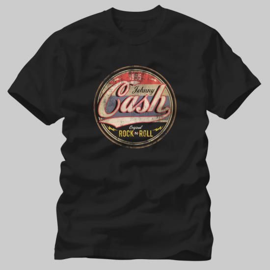 Johnny Cash,Original Rock N Roll Tshirt