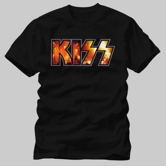 Kiss,Group Logo,Music Tshirt