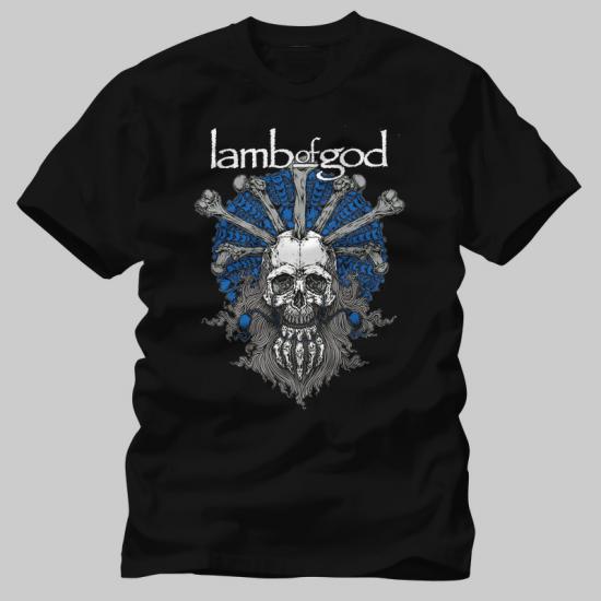 Lamb Of God,Skull,Music Tshirt/