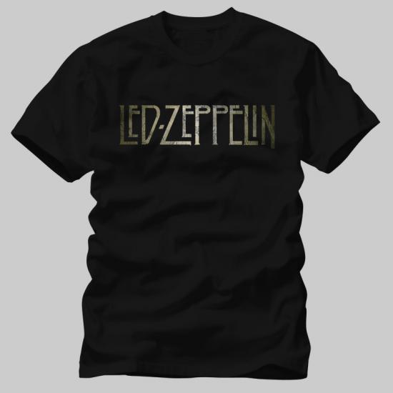 Led Zeppelin,Grunge Logo,Music Tshirt