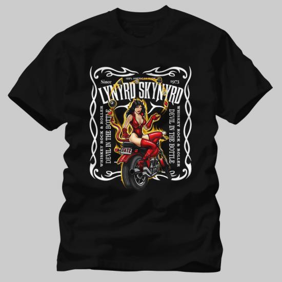 Lynyrd Skynyrd,Whiskey Rock And Roller,Music Tshirt/