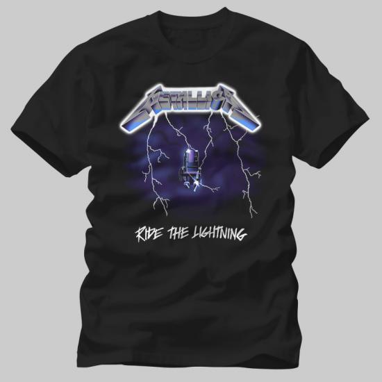 Metallica,Ride The Lightning,Music Tshirt/