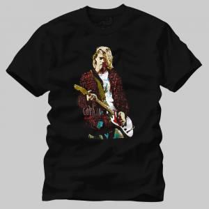 Nirvana, Kurt Cobain Portrait Tshirt