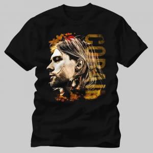 Nirvana,Kurt Cobain Profile Tshirt/
