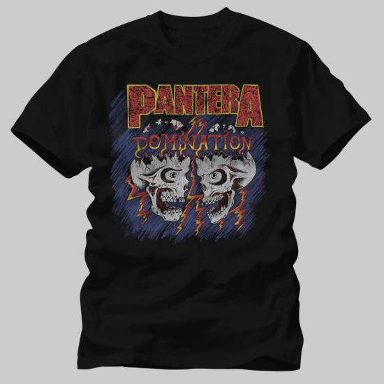 Pantera,Domination Skulls,Music Tshirt/