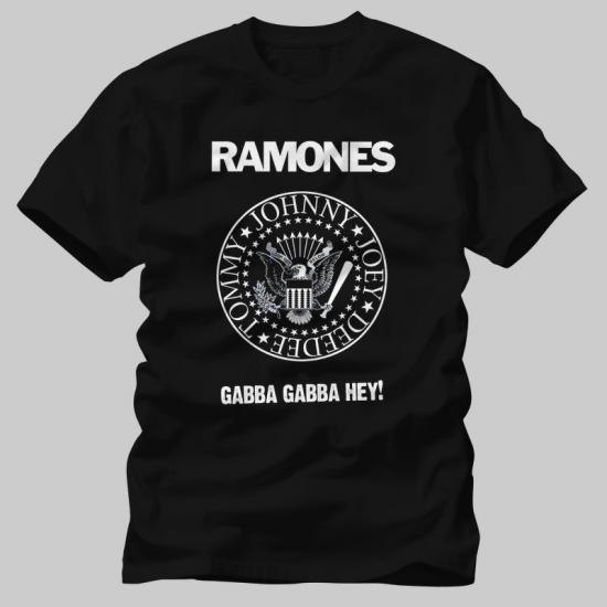 Ramones American punk rock band Logo Tshirt