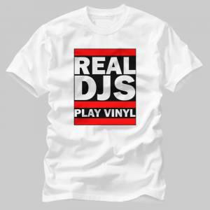 Real Dj Real Vinyl Tshirt/