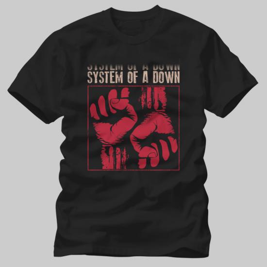 System Of A Down, Fists Tshirt/