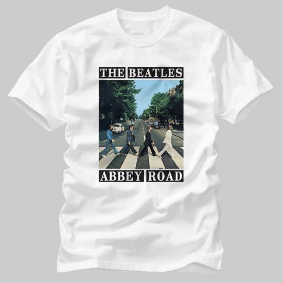 The Beatles,Abbey Road Block Title Tshirt/