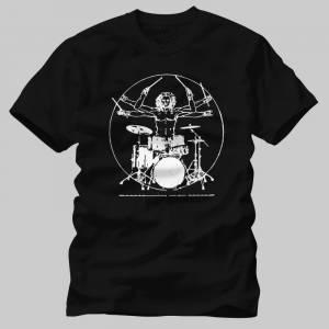 Vitruvian Drummer Tshirt