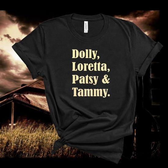 Dolly List Tshirt,Country Music Tshirt/