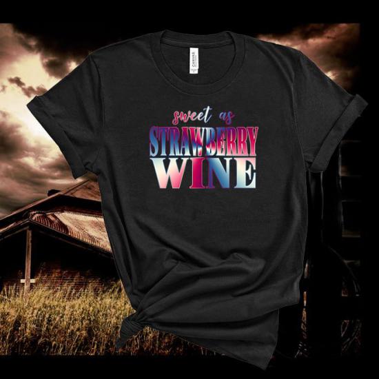 Chris Stapleton Tshirt,Sweet as Strawberry Wine Tshirt,Country shirts/