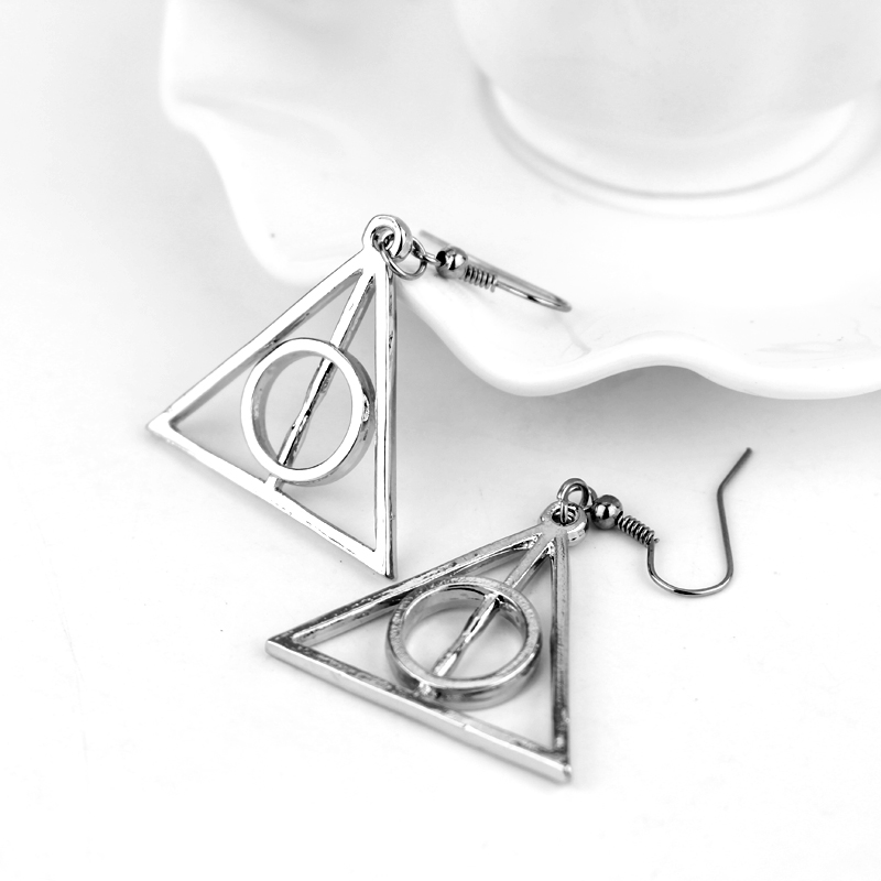 Harry Potter Deathly Hallows Earrings/